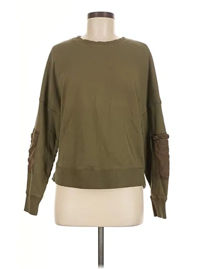 Pre-owned Fabletics Sweatshirt In Green
