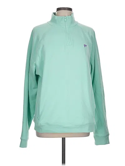 Pre-owned Fabletics Sweatshirt In Green
