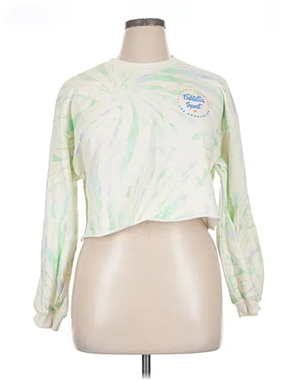 Pre-owned Fabletics Sweatshirt In Green
