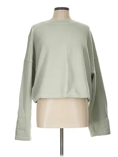 Pre-owned Fabletics Sweatshirt In Green