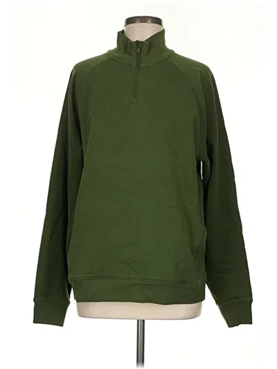 Pre-owned Fabletics Sweatshirt In Green
