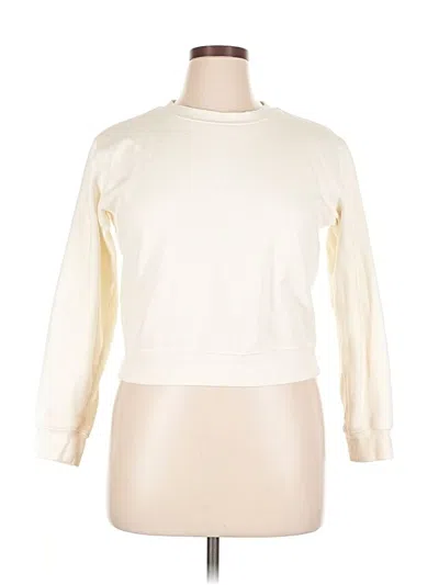 Pre-owned Fabletics Sweatshirt In Ivory