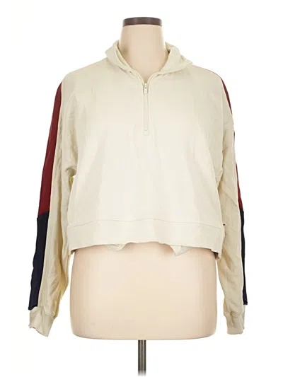 Pre-owned Fabletics Sweatshirt In Ivory