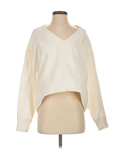 Pre-owned Fabletics Sweatshirt In Ivory