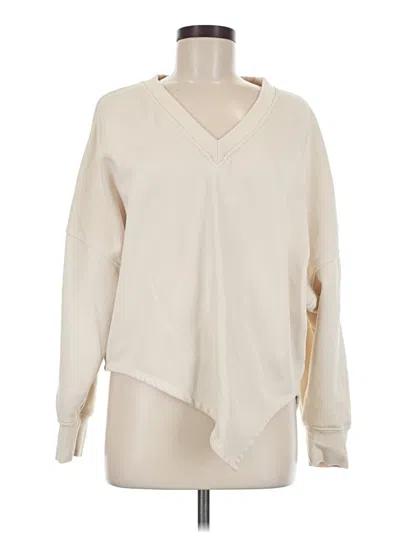 Pre-owned Fabletics Sweatshirt In Ivory