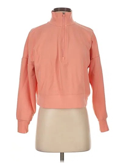 Pre-owned Fabletics Sweatshirt In Orange