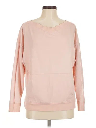 Pre-owned Fabletics Sweatshirt In Pink
