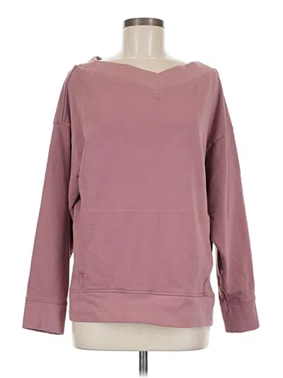 Pre-owned Fabletics Sweatshirt In Pink