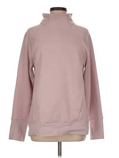 Pre-owned Fabletics Sweatshirt In Pink