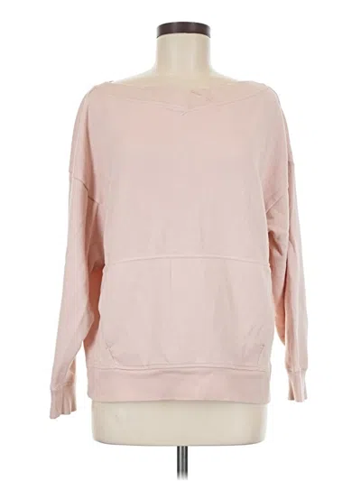 Pre-owned Fabletics Sweatshirt In Pink