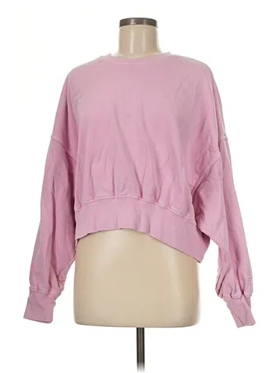 Pre-owned Fabletics Sweatshirt In Pink