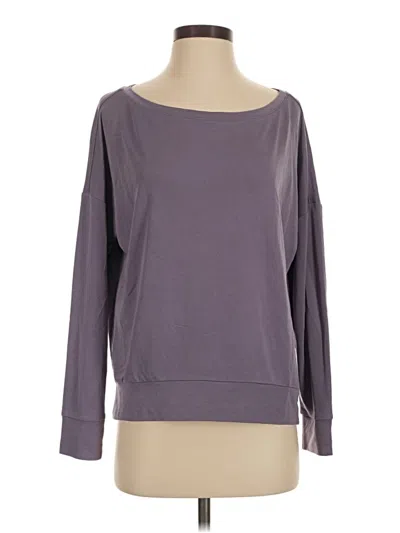 Pre-owned Fabletics Sweatshirt In Purple