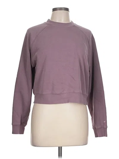 Pre-owned Fabletics Sweatshirt In Purple