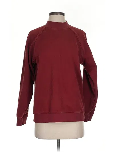 Pre-owned Fabletics Sweatshirt In Red