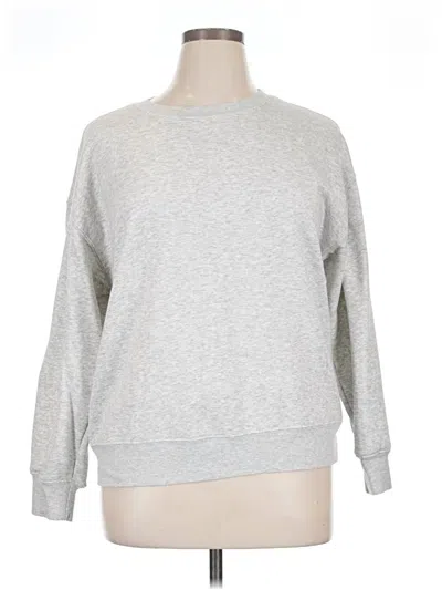 Pre-owned Fabletics Sweatshirt In Silver