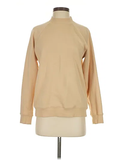 Pre-owned Fabletics Sweatshirt In Tan