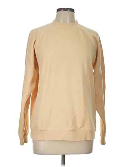 Pre-owned Fabletics Sweatshirt In Tan
