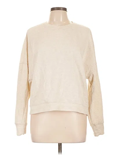 Pre-owned Fabletics Sweatshirt In Tan
