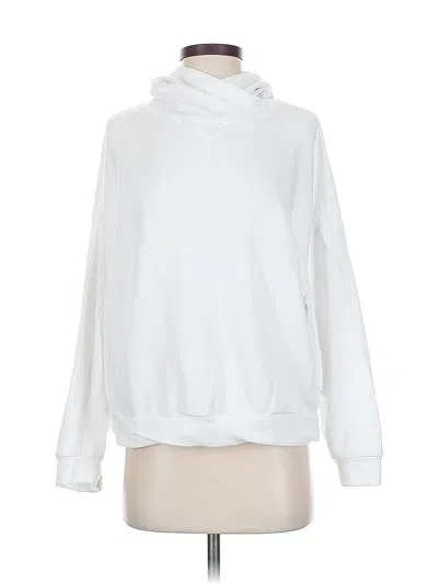 Pre-owned Fabletics Sweatshirt In White