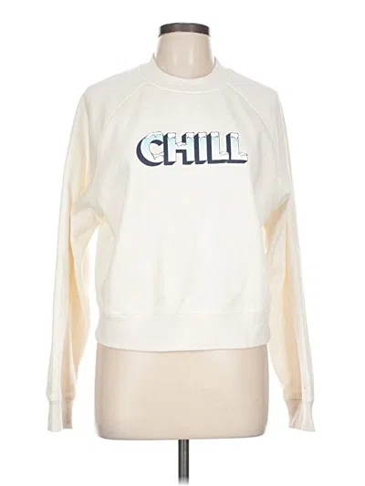 Pre-owned Fabletics Sweatshirt In White