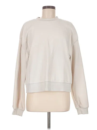 Pre-owned Fabletics Sweatshirt In White