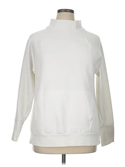 Pre-owned Fabletics Sweatshirt In White