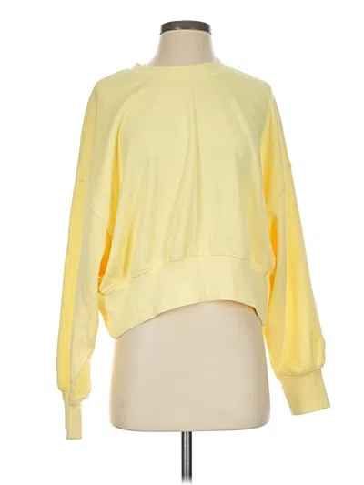 Pre-owned Fabletics Sweatshirt In Yellow