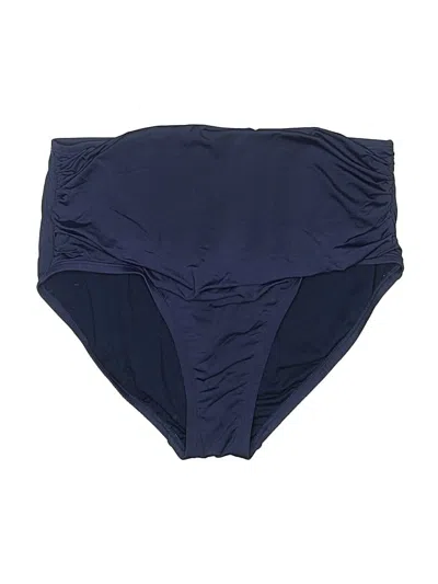 Pre-owned Fabletics Swimsuit Bottoms In Blue