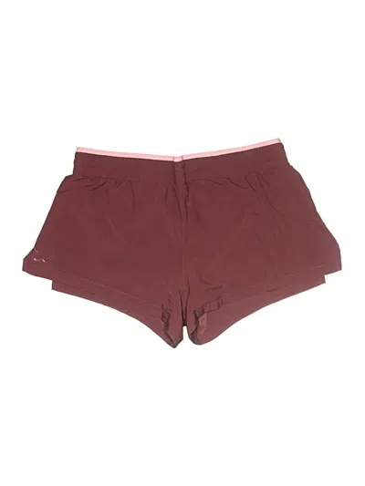Pre-owned Fabletics Swimsuit Bottoms In Burgundy