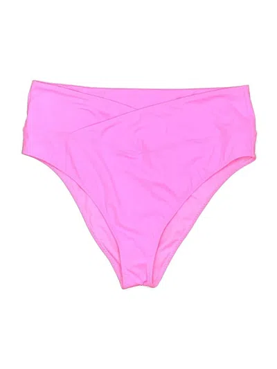 Pre-owned Fabletics Swimsuit Bottoms In Pink
