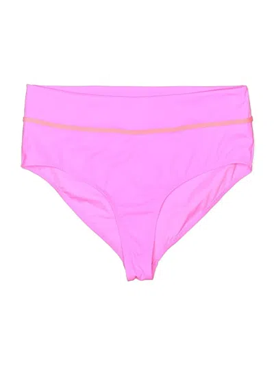 Pre-owned Fabletics Swimsuit Bottoms In Pink