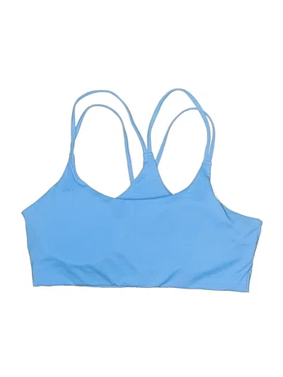 Pre-owned Fabletics Swimsuit Top Blue Swimwear