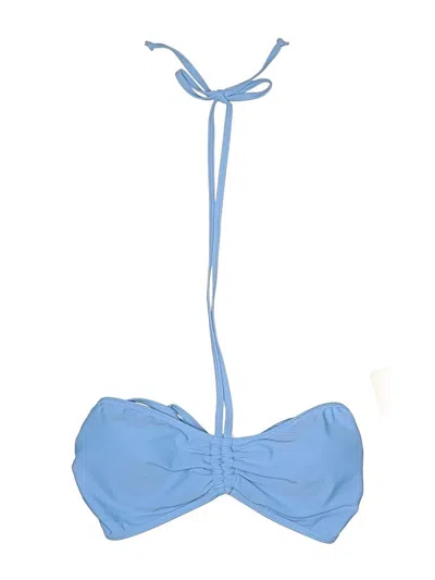 Fabletics Swimsuit Top Blue Swimwear