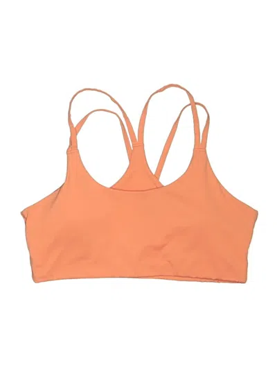 Pre-owned Fabletics Swimsuit Top Orange Swimwear