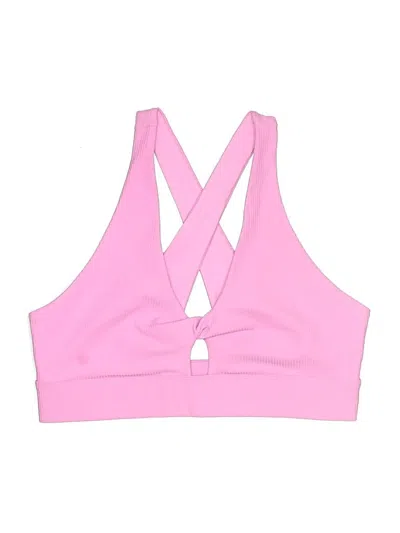 Pre-owned Fabletics Swimsuit Top Pink Swimwear