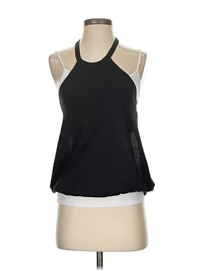 Pre-owned Fabletics Tank Top Black Halter Neckline Tops