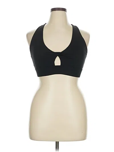 Pre-owned Fabletics Tank Top Black Halter Neckline Tops
