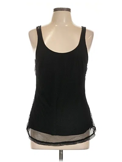 Pre-owned Fabletics Tank Top Black Halter Neckline Tops