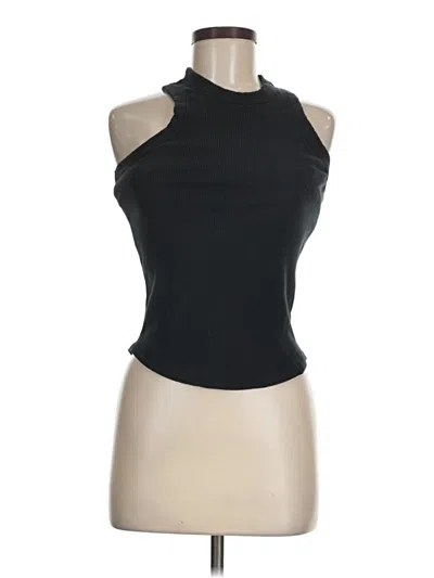Pre-owned Fabletics Tank Top Black Halter Neckline Tops