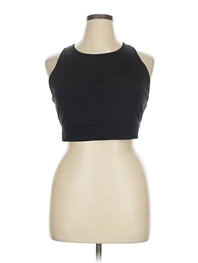 Pre-owned Fabletics Tank Top Black Halter Neckline Tops