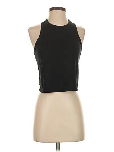 Pre-owned Fabletics Tank Top Black Halter Neckline Tops