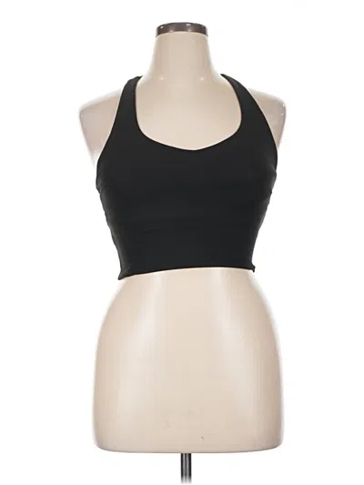 Pre-owned Fabletics Tank Top Black Halter Neckline Tops
