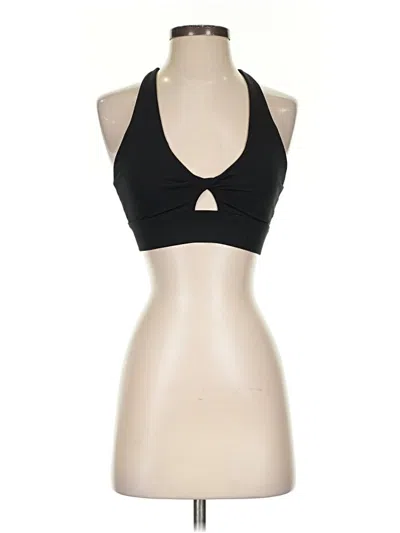 Pre-owned Fabletics Tank Top Black Halter Neckline Tops