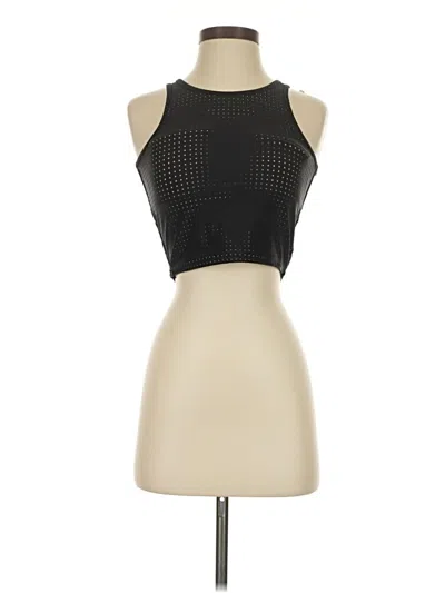 Pre-owned Fabletics Tank Top Black Halter Neckline Tops