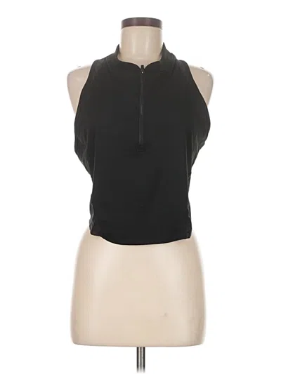 Pre-owned Fabletics Tank Top Black Halter Neckline Tops
