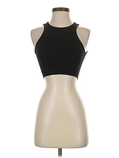 Pre-owned Fabletics Tank Top Black Halter Neckline Tops