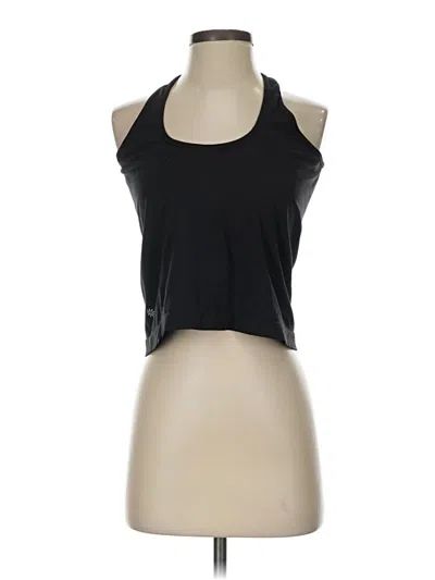 Pre-owned Fabletics Tank Top Black Halter Neckline Tops