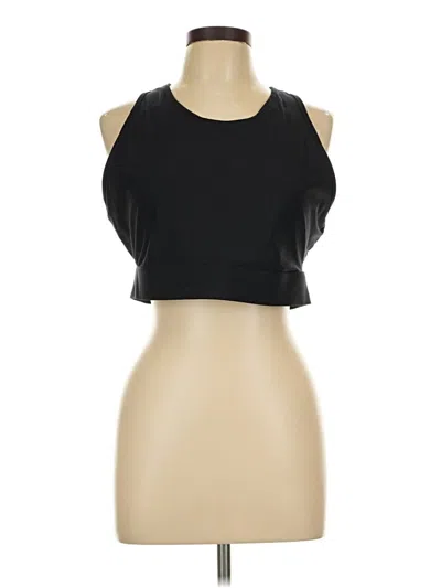 Pre-owned Fabletics Tank Top Black Halter Neckline Tops