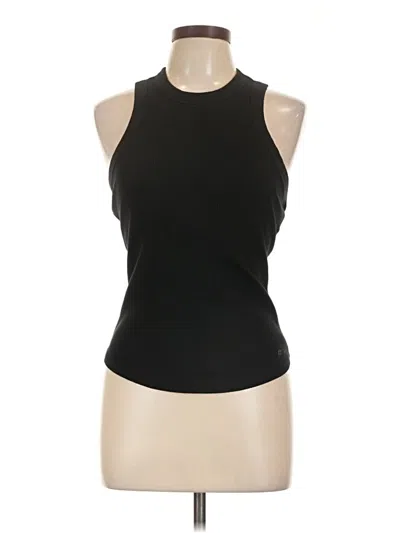 Pre-owned Fabletics Tank Top Black Halter Neckline Tops