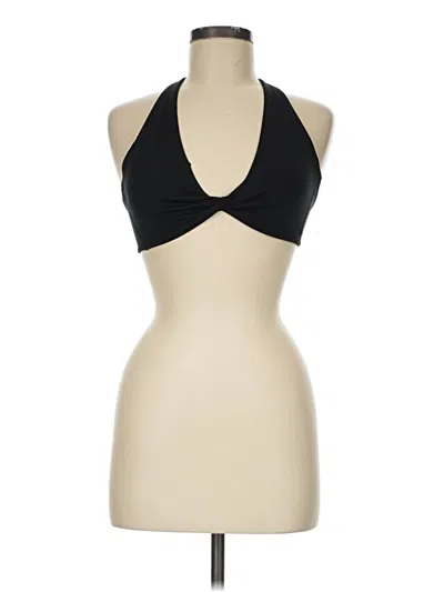 Pre-owned Fabletics Tank Top Black Halter Neckline Tops